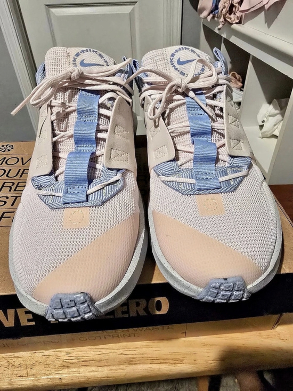 Nike Crater Impact (GS) ) Pink & Blue Girls US 5Y Like New